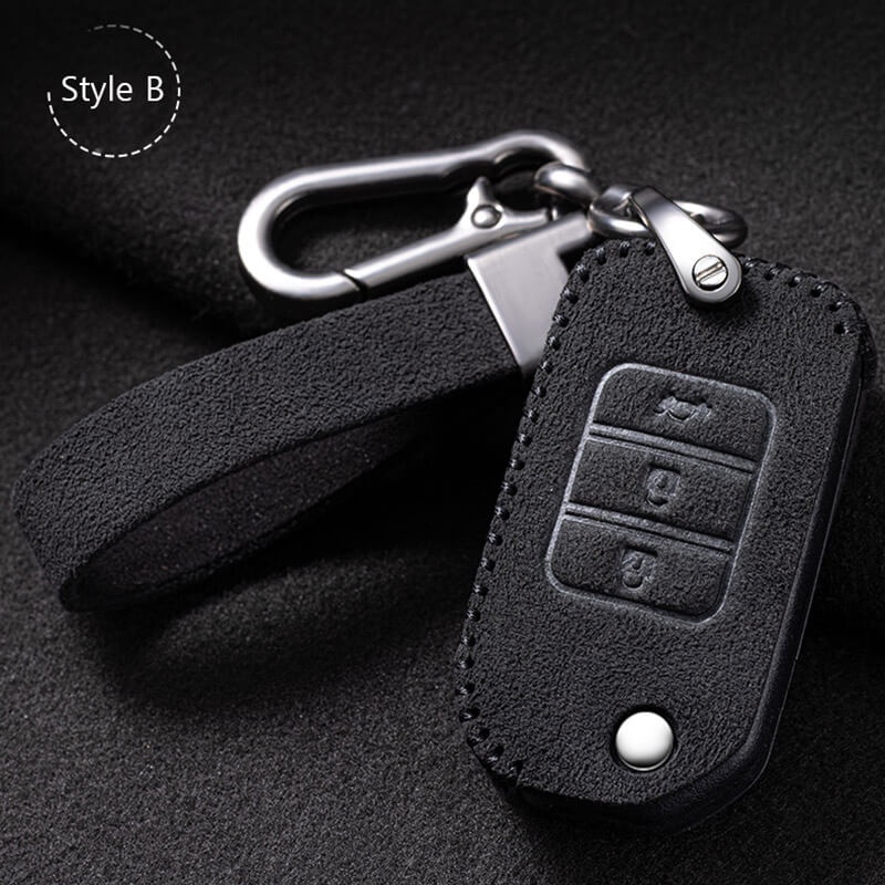 Ốp chìa khóa bằng da cao cấp cho HONDA Accord Civic FC FD Jazz CRV HRV BRV City Odyssey