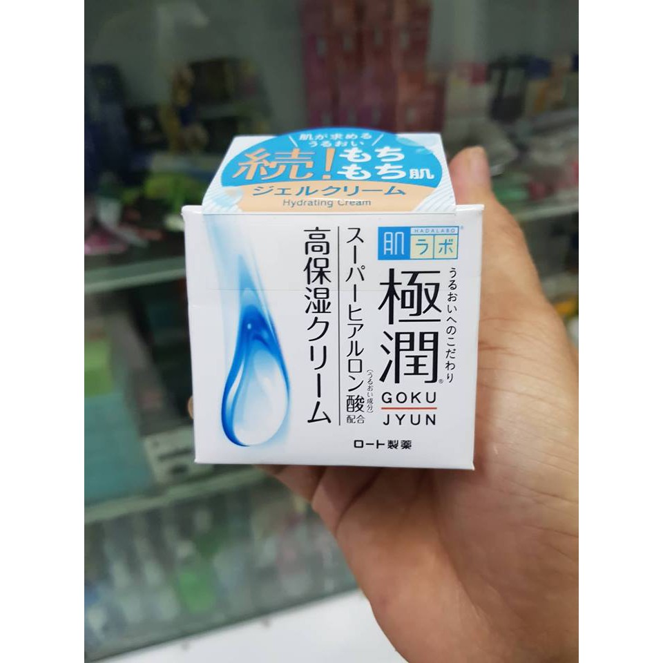 Kem dưỡng ẩm Hada Labo Gokujun Hyaluronic Cream 50G