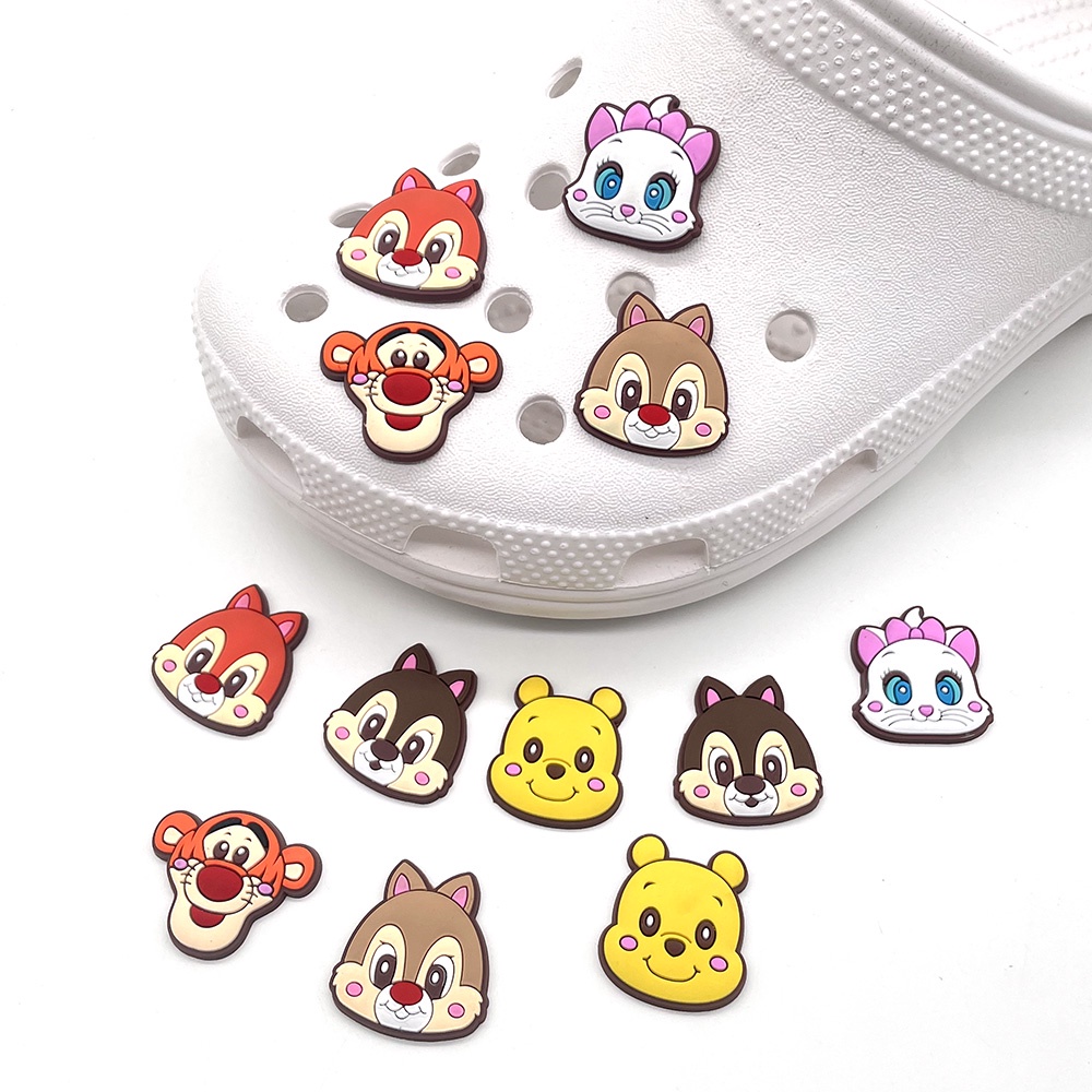 Phim Hoạt Hình Winnie The Pooh Jibbitz Chủ Đề Hoạt Hình Dễ Thương Crocs Diy Shoe Charms Pvc Accessories Phụ Kiện Dép Với 1000 Mẫu Lựa Chọn Thích Hợp Làm Quà Tặng Giày Trẻ Em