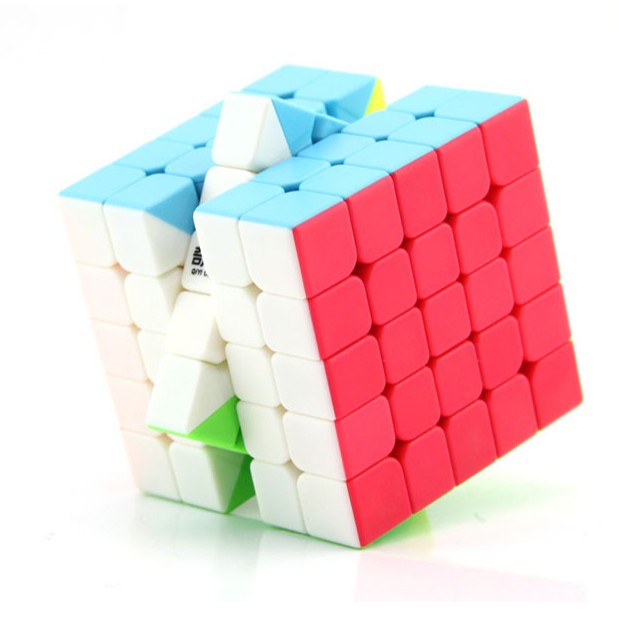 ✔️✔️ Đồ chơi giáo dục Rubik 5 x 5 x 5 QIYI khối lập phương FN0562 - Quay Tốc Độ, Trơn Mượt, Bẻ Góc Tốt - TẶNG 1 ĐẾ RUBIK