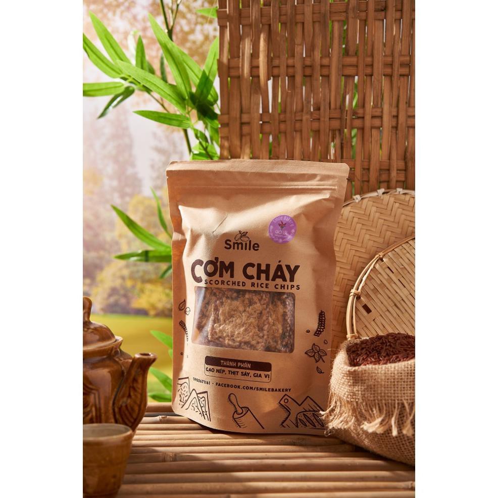 Cơm cháy gạo lức chà bông 250gr, cơm cháy vệ sinh nhà làm - SmileBakery