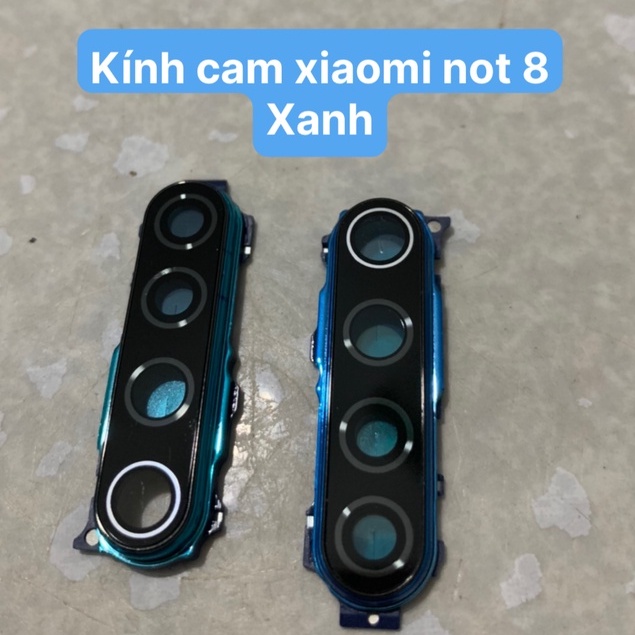 Cụm Kính camera xiaomi redmi note 8 / gồm kính và vành / Kính camera rời reami note 8