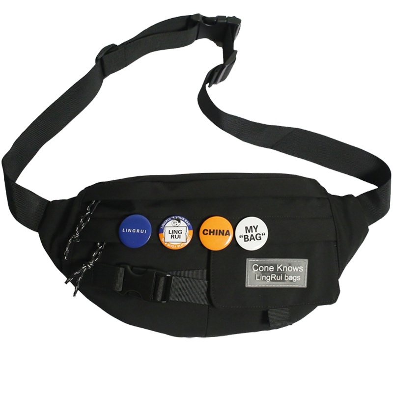 [Túi đeo bao tử nam nữ] [Túi đeo bụng unisex hot trend thời trang ulzzang Hàn Quốc khuy đính đẹp đựng đồ cá nhân] | BigBuy360 - bigbuy360.vn