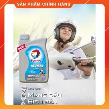 Mua Ngay Dầu nhớt xe ga Total 1L lít HI-PERF 4T SCOOTER 10W30