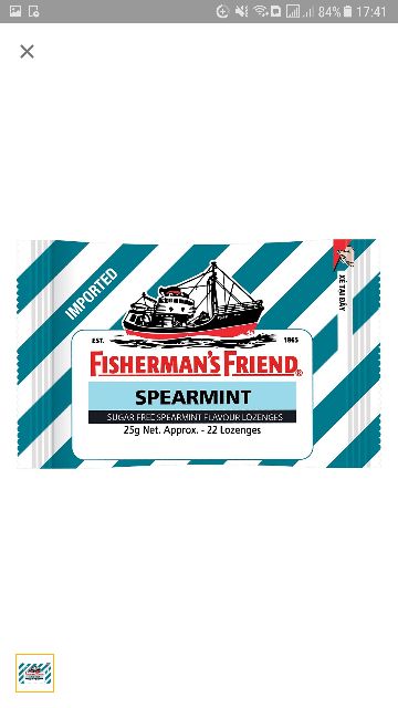 Kẹo con tàu Fisherman's Friend 25g gồm 7 mùi( Hàng do  Tập Đoàn DKSH phân phối)