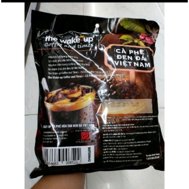 Cafe Wake Up Đen Đá Việt Nam đậm vị thơm ngon (35gói x 16g) | BigBuy360 - bigbuy360.vn