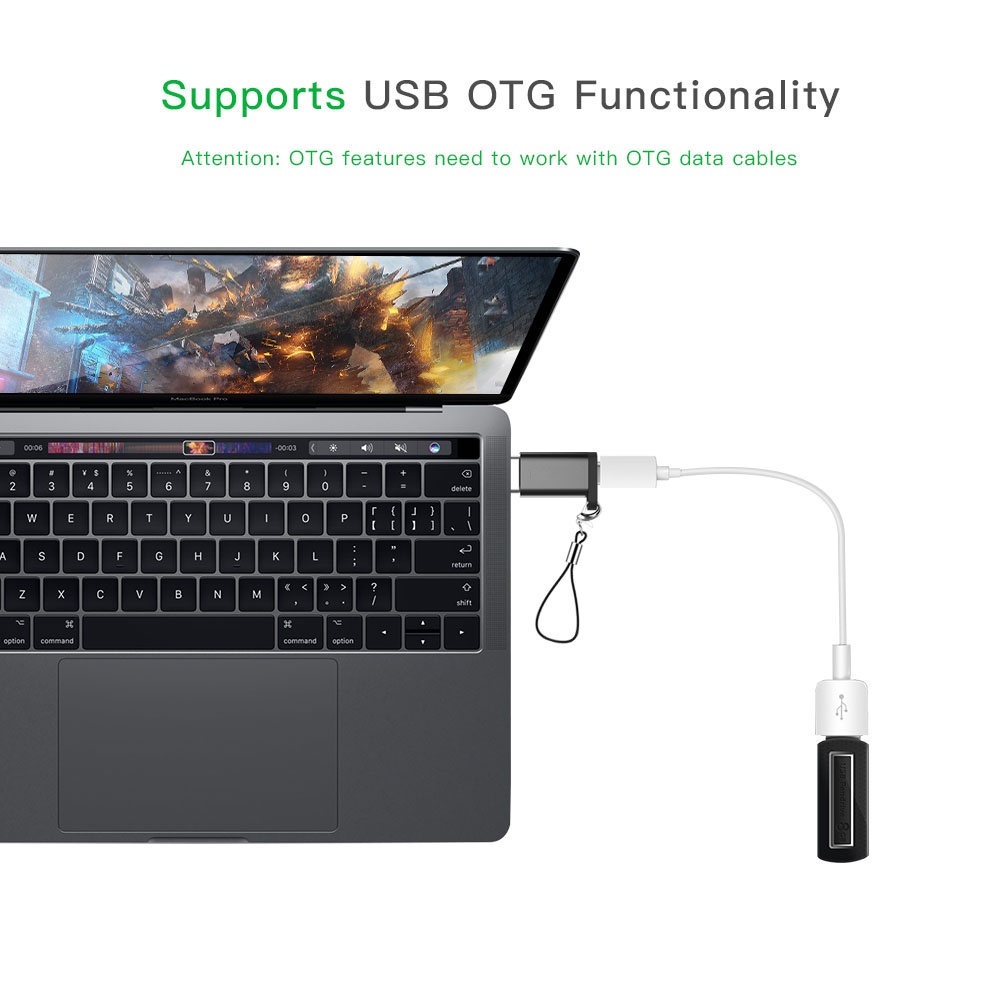 Đầu Chuyển Đổi Cổng Usb Loại C Sang Micro Usb Cho Xiaomi 4c / Huawei