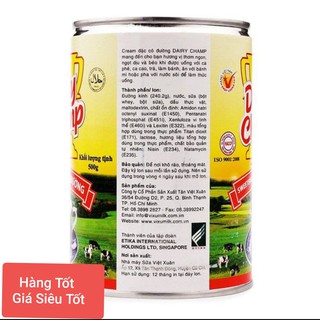combo 04 lon sữa đặc có đường DAIRY CHAMP 500G/ lon