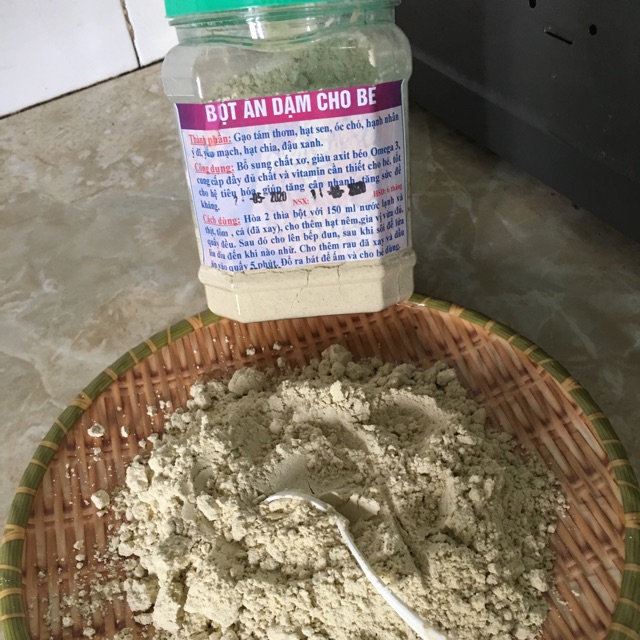 Bột ăn dặm cho bé