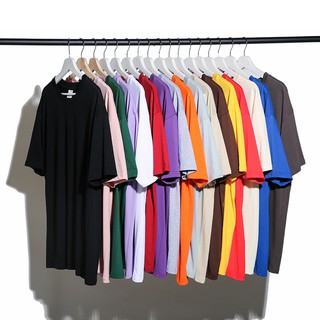 Áo Phông 🎁Áo Thun Trơn Nam Nữ Tay Lỡ Cotton 100% oversize form rộng 5 màu ,mặc thoáng mát thấm hút mồ hôi
