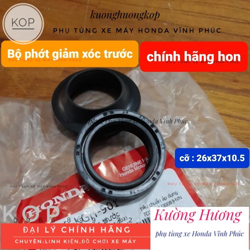 Bộ phớt giảm xóc trước xe dream , Future , wave ...vv  Mã 51490-KGH-901- chính hãng honda