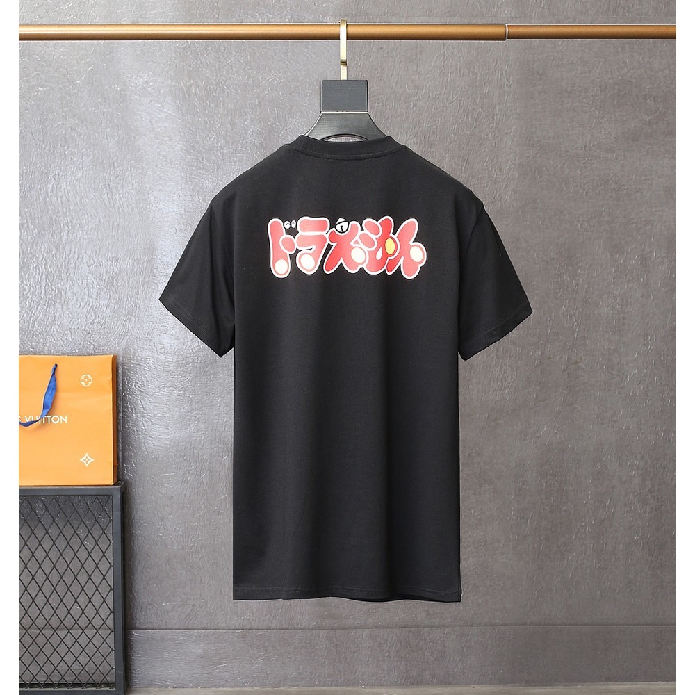 Gucci Áo Thun Tay Ngắn In Hình Doraemon 2021 Thời Trang Mùa Xuân