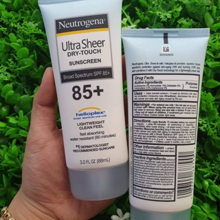 Kem chống nắng neutrogena Ultra Sheer SPF 85 +