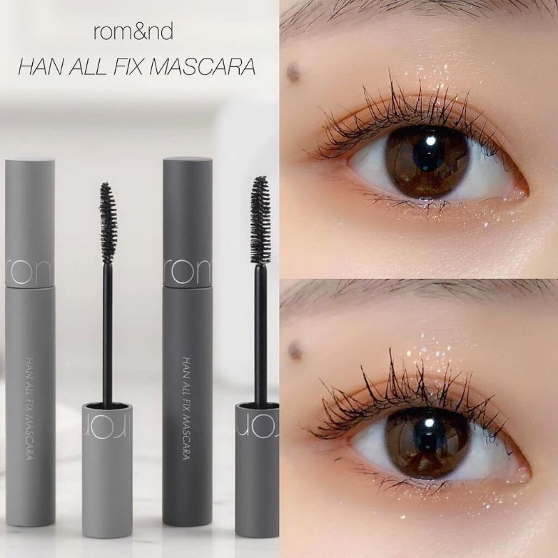[New] Mascara Chuốt Mi Siêu Dài Và Cong Mi Tự Nhiên, Chống Trôi Hiệu Quả Romand Han All Fix Mascara 7g