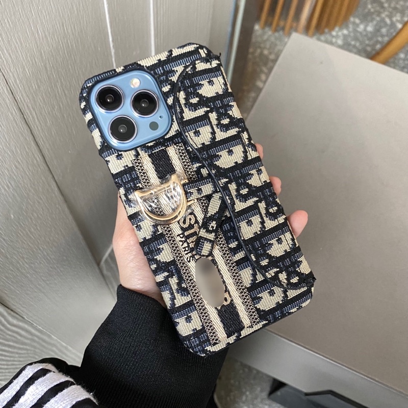 Ốp lưng Di.o.r. ví sang chảnh cao cấp dành cho 11Promax/Xs Max/X/8plus/7plus/12Promax/12Pro/12/11/13/13Pro/13Promax