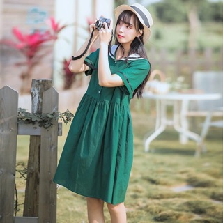 ĐẦM BABYDOLL THUỶ THỦ XANH
