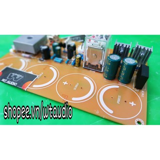 Mạch nguồn 4 tụ amply cục đẩy