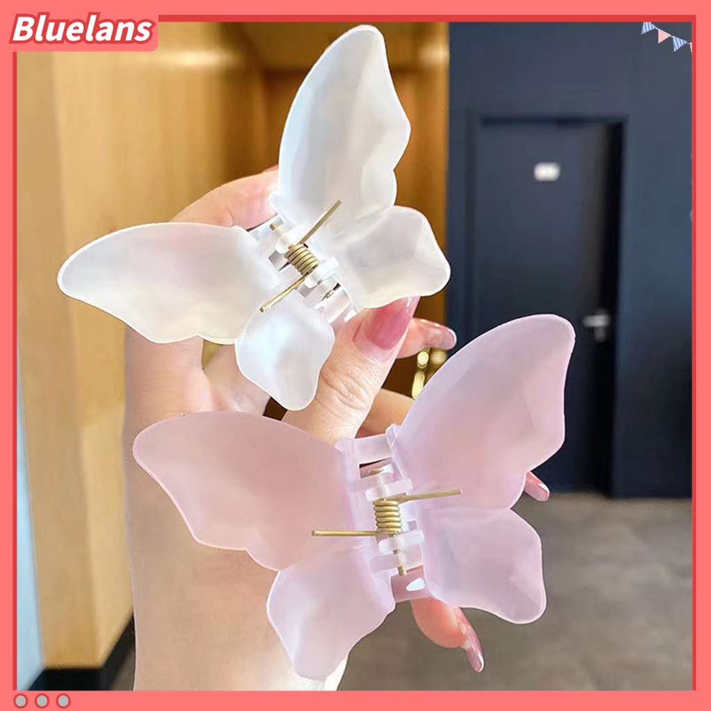 Kẹp Tóc Hình Bướm Răng Chéo Thanh Lịch Thời Trang