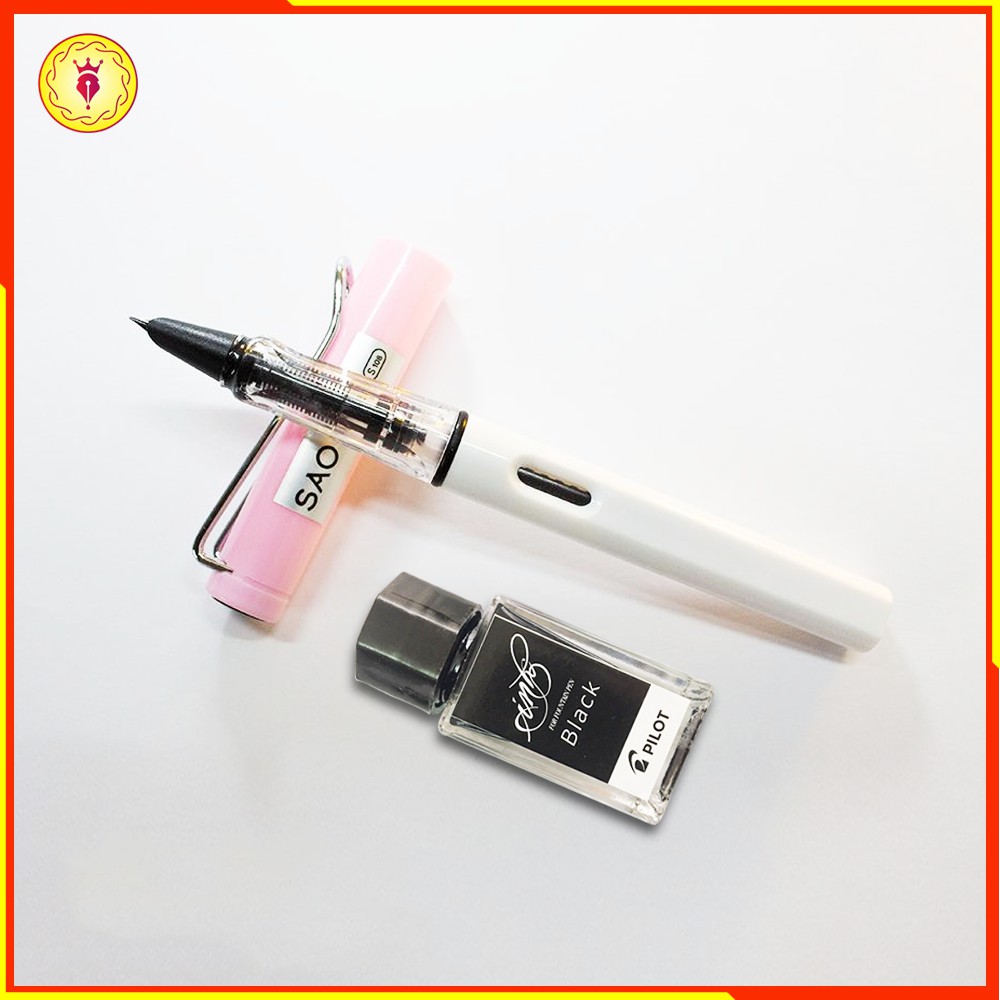 Combo Bút Mực Sao Kim S108,Mực Nhật Ink Pilot 15ml,Penpro