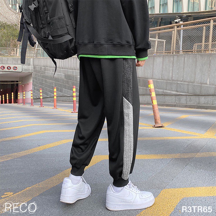 Quần vải nam nữ Hàn Quốc cao cấp dáng rộng Trousers Loose R3TR65 Unisex