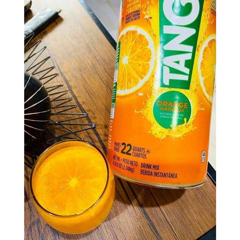 (Date xa) bột pha nước cam Tang 2.04kg Mỹ thơm ngon giàu vitamin C, tăng sức đề kháng.
