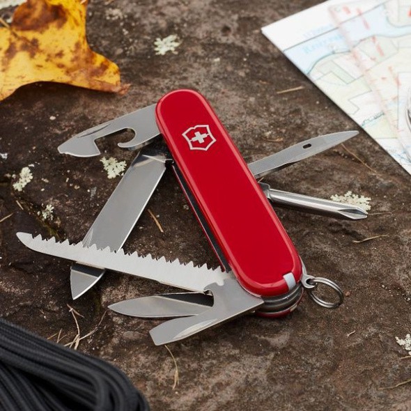 [Chính hãng] Dao xếp đa năng Victorinox Hiker 91mm, 14 chức năng - Thụy Sỹ