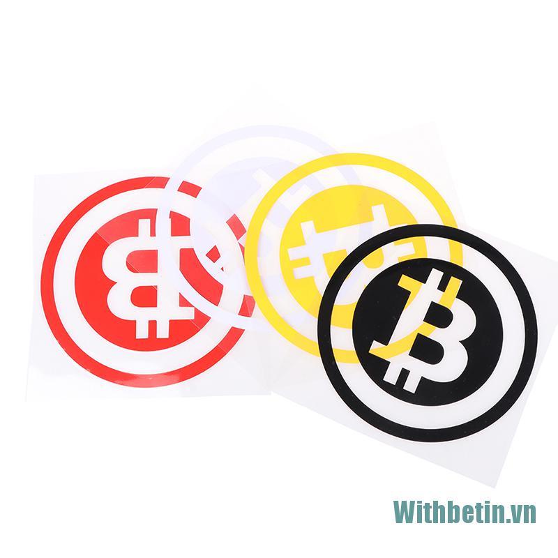 【Withbetin】Bitcoin Car Sticker Cryptocurrency Blockchain Sticker Vinyl Car Window Decal