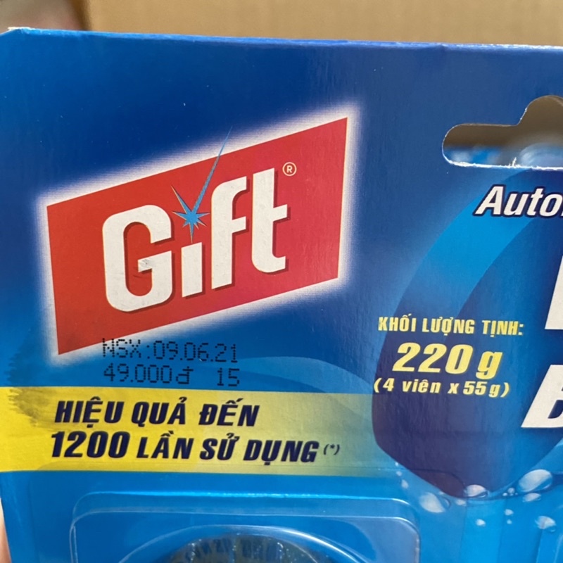 Viên thả bồn cầu Gift 4x55g