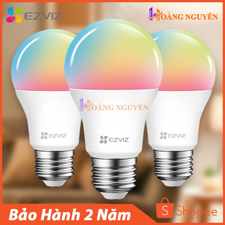 [BÓNG ĐÈN THÔNG MINH] Bóng Đèn Led Wifi EZVIZ - Điều Khiển Bằng Giọng Nói, Điện Thoại,  Chuyển Đổi Nhiệt Độ Màu Sắc