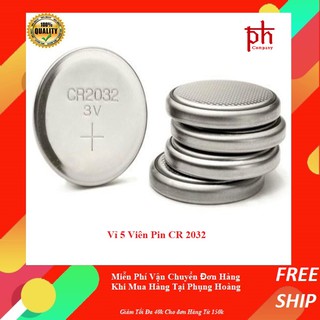 Vỉ 5 Viên Pin CMOS CR2032 Lithium Battery 3V
