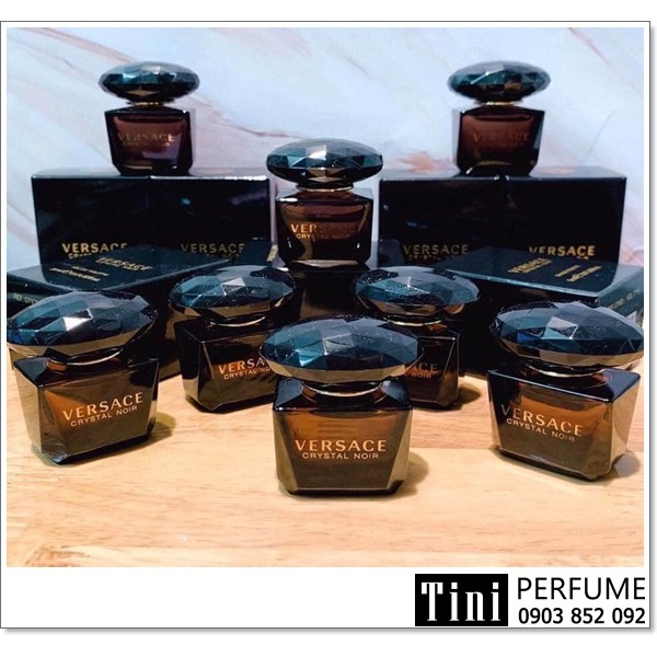 [CỰC THƠM]Nước Hoa Mini Nữ Chính Hãng Versace Crystal Noir 5ml EDT | Thế Giới Skin Care