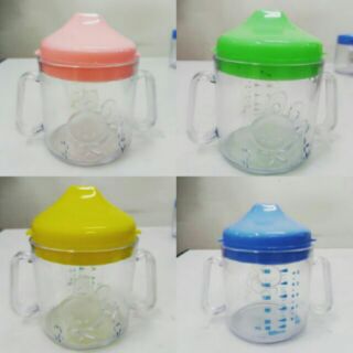 Bình tập uống nước tay cầm CAMERA 180ml cho bé