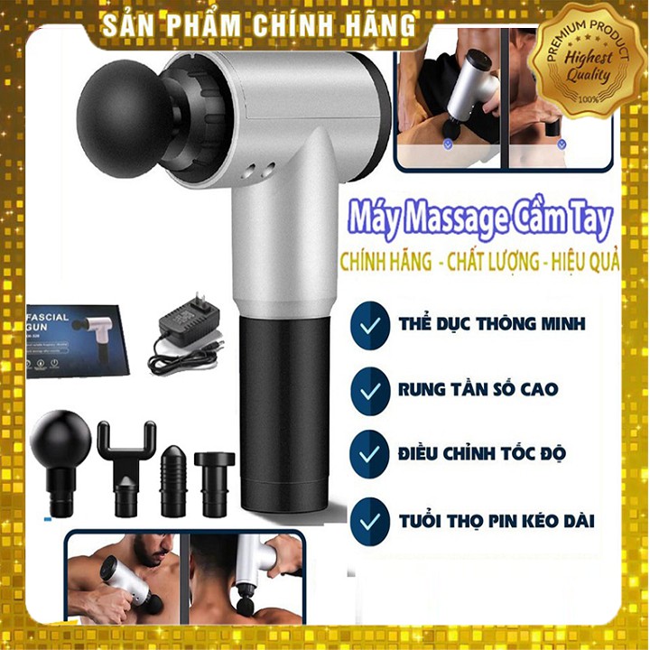 Máy massage cầm tay - Có bảo hành - máy massage toàn thân 6 chế độ tính năng pin sạc trị liệu nhức mỏi - Video thật