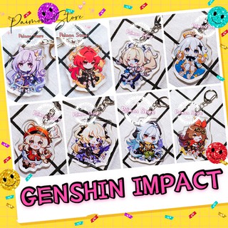 Móc Khóa Game Genshin Impact (v 1.1) keqing diluc barbara klee fischl razor amber paimon