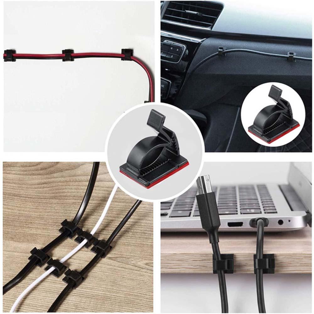 LLOYD Kẹp Cố Định Dây Cáp Tự Dính Tiện Dụng Cho Gia Đình / Văn Phòng