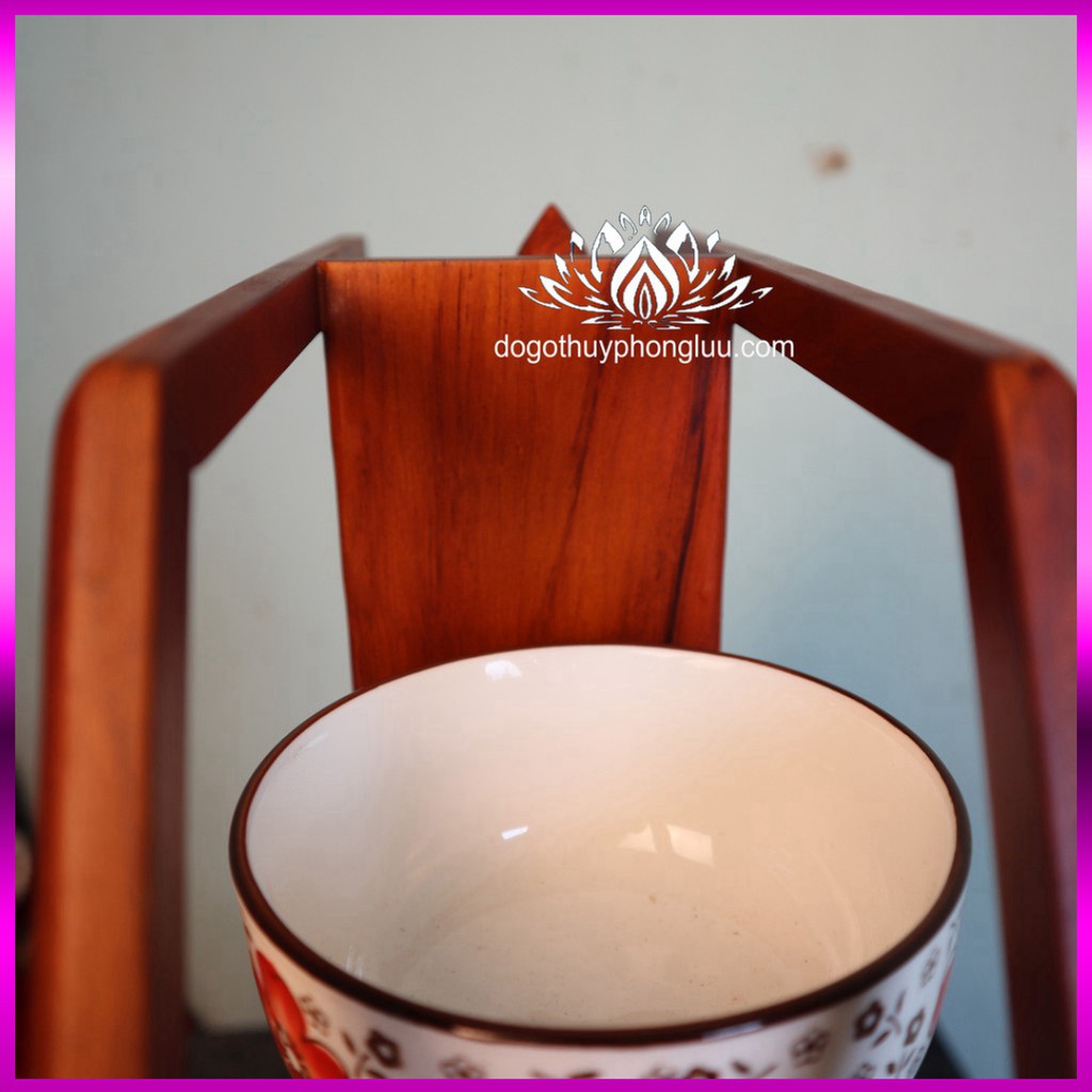 Kệ Mini Gia Dụng Gỗ Gõ Kiểu Dáng Ngũ Giác 40x45 sâu 12