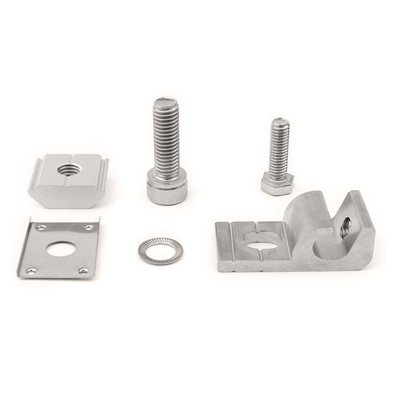Set 10 Kẹp Tấm Pin Năng Lượng Mặt Trời Cho Hệ Thống Gắn Đất