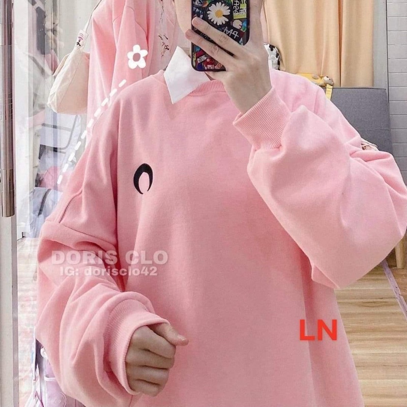 Áo nỉ bo lô gô hình LN11