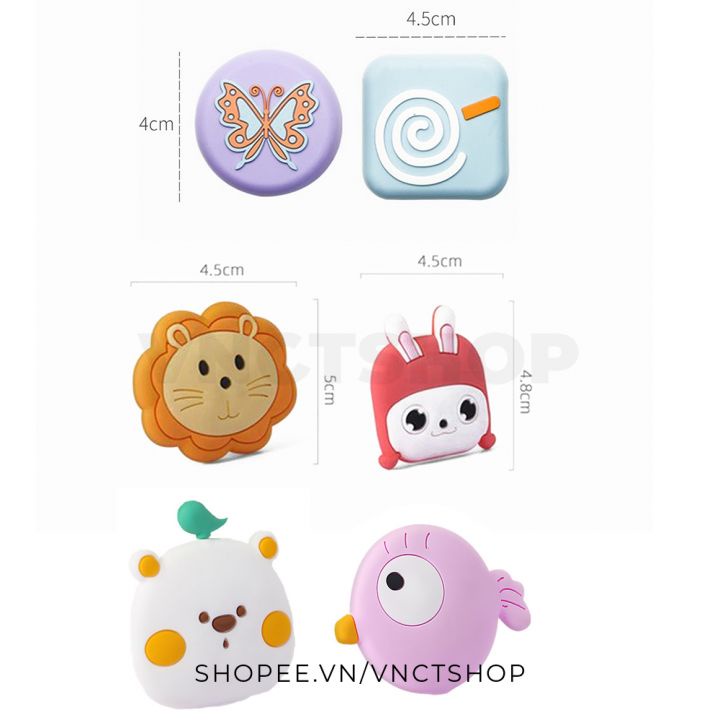 Miếng chặn cửa chống va đập đệm chắn cửa cao su silicon dán tường tủ bàn ghế giảm tiếng ồn