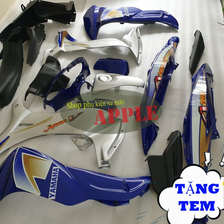 Dàn áo Xe JUPITER V nhựa ABS cao cấp Màu Xanh Tím Than  Củ hậu xe Jupiter V - SPA-DG-JuV