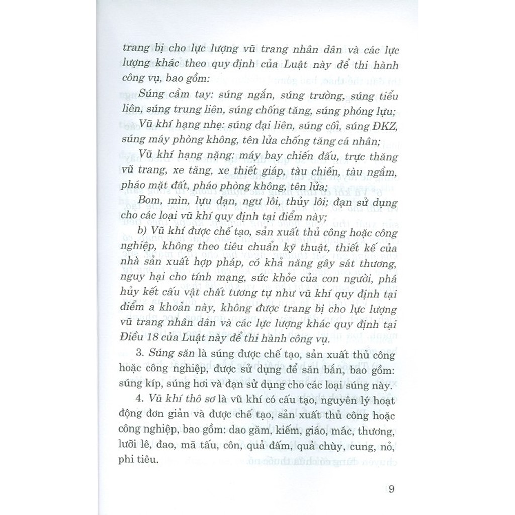 Sách - Luật Quản Lý, Sử Dụng Vũ Khí, Vật Liệu Nổ Và Công Cụ Hỗ Trợ (Hiện Hành) (Sửa Đổi, Bổ Sung Năm 2019) | BigBuy360 - bigbuy360.vn