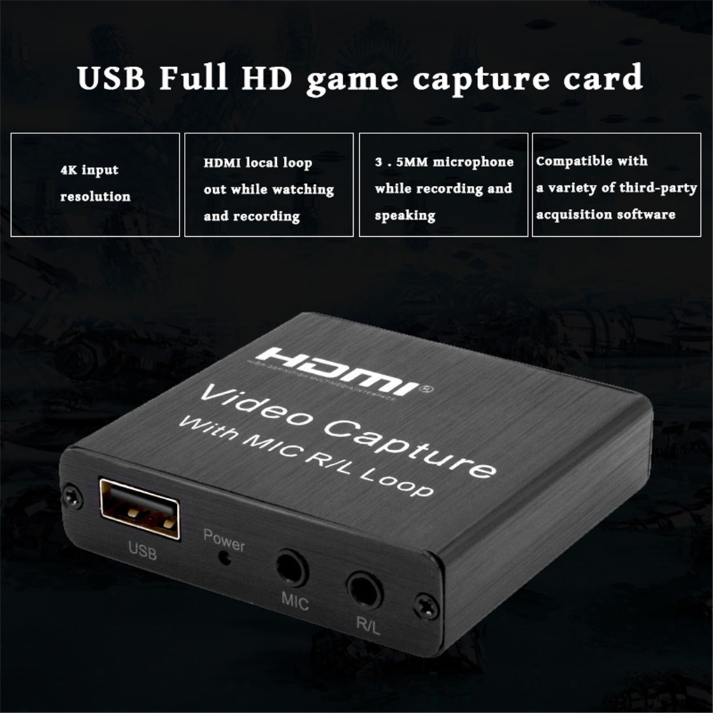 Card Thu Hình Video Usb 2.0 4k 1080p