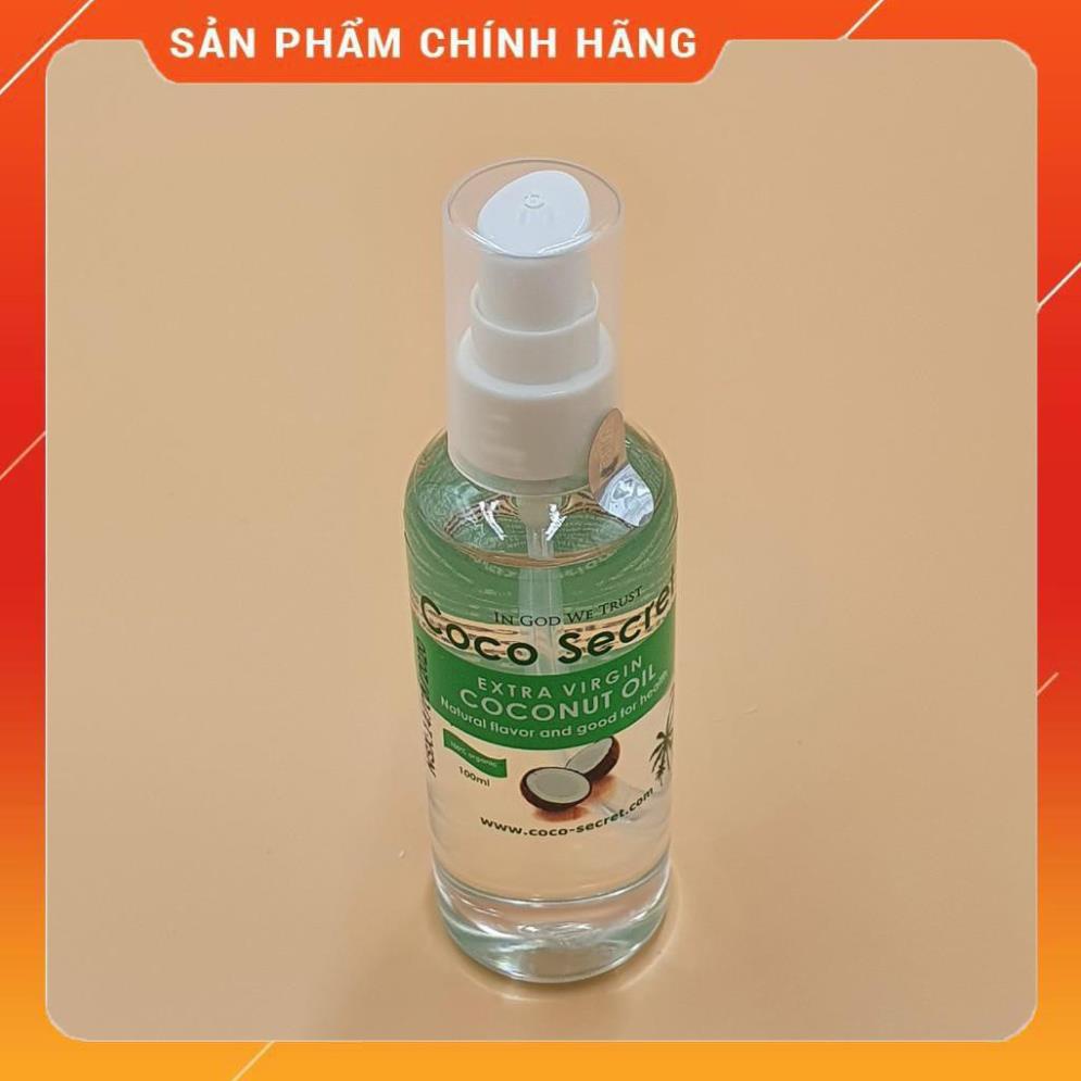 Dầu Dừa Tinh Khiết Coco Secret 100ml Làm Đẹp Từ Trong Ra Ngoài