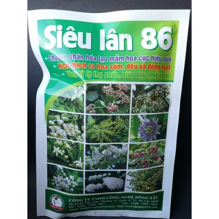 PHÂN BÓN SIÊU LÂN 86 SIÊU TẠO MẦM HOA, PHÂN HOÁ CỰC MẠNH