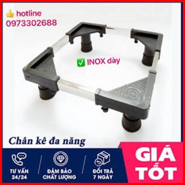 [Trụ Bê Tông] Chân Kệ Kê Máy Giặt - Tủ Lạnh - Chân Đế Chống Rung Lắc Chịu Tải 400 Kg