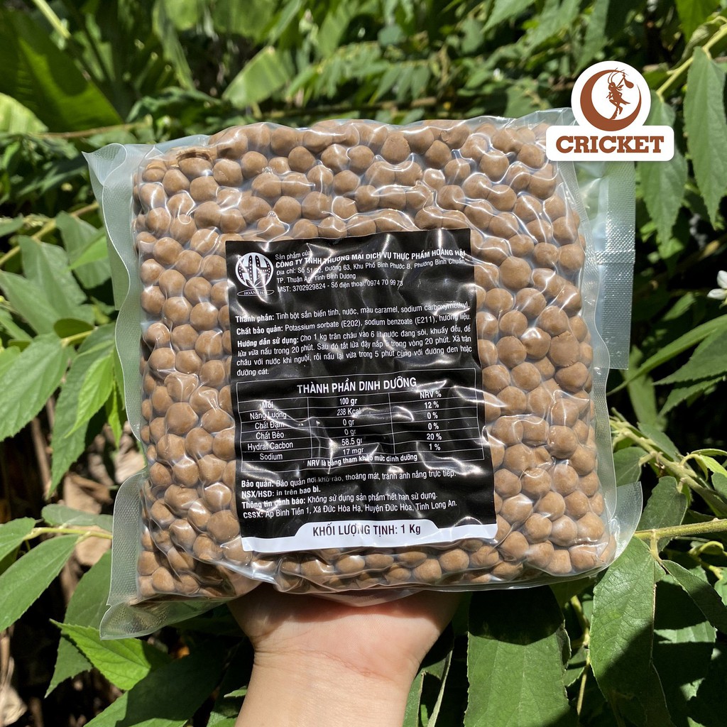 Trân Châu Đen Đài Loan Hoàng Hải - Túi 1kg - Dẻo, Dai, Hương Thơm Tròn Vị - Nguyên liệu trà sữa tuyệt hảo | BigBuy360 - bigbuy360.vn