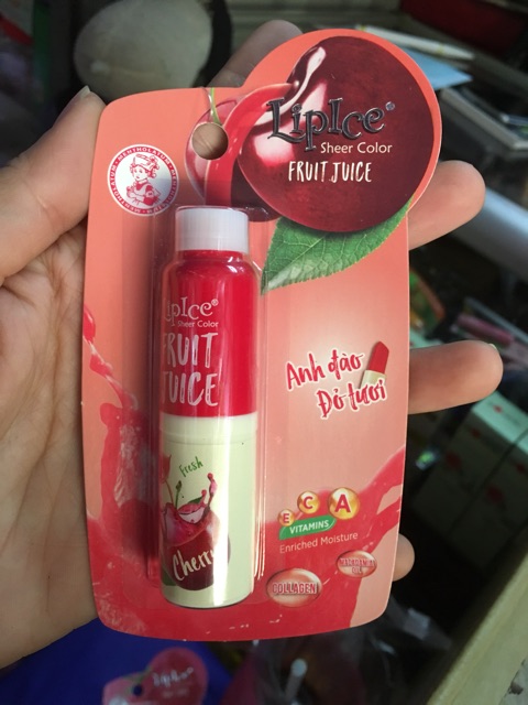 (Lipice 2018) Son thỏi LipIce Sheer Color FRUIT JUICE 4g