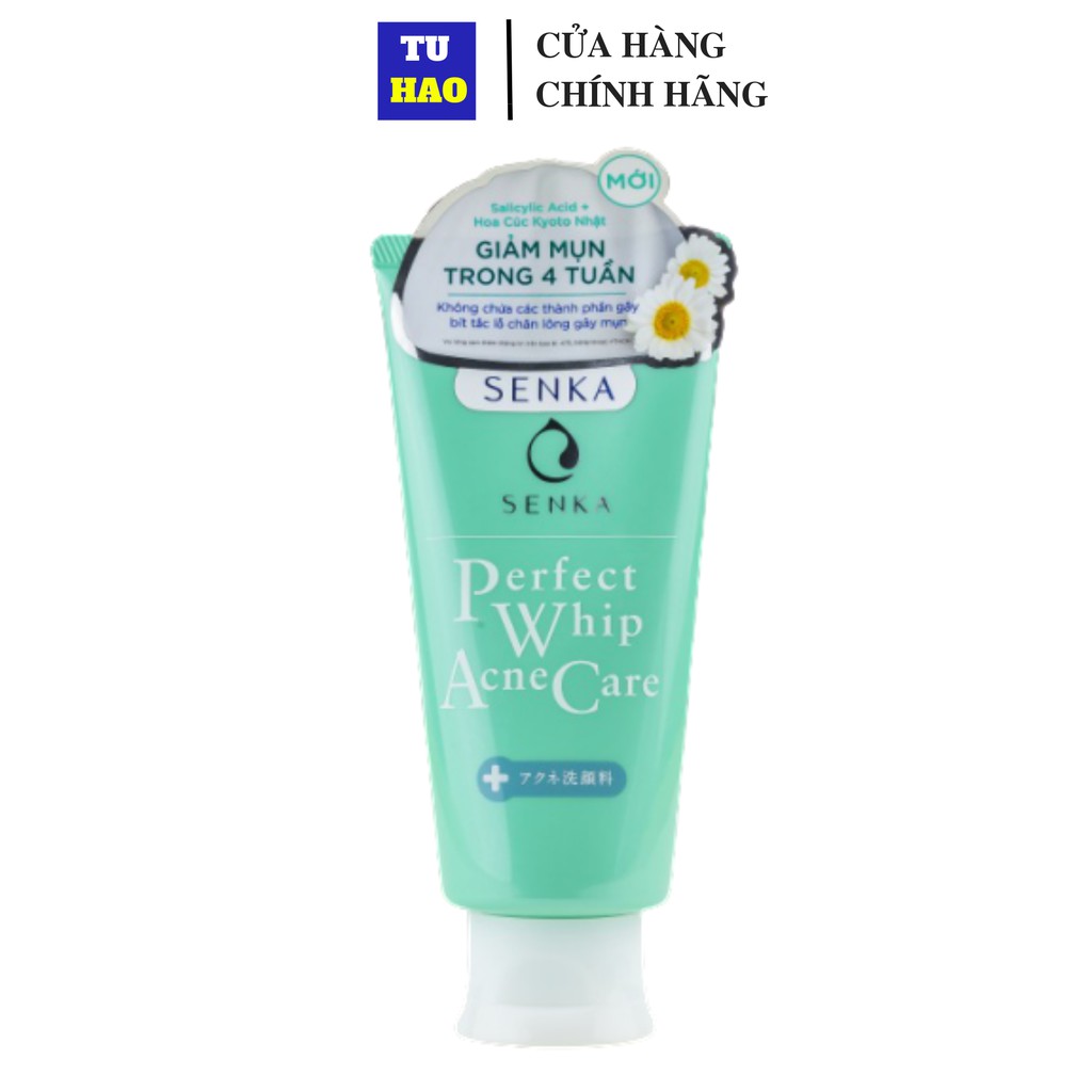 Sữa rửa mặt dành cho da mụn Senka Perfect Whip Acne Care 100g_15554
