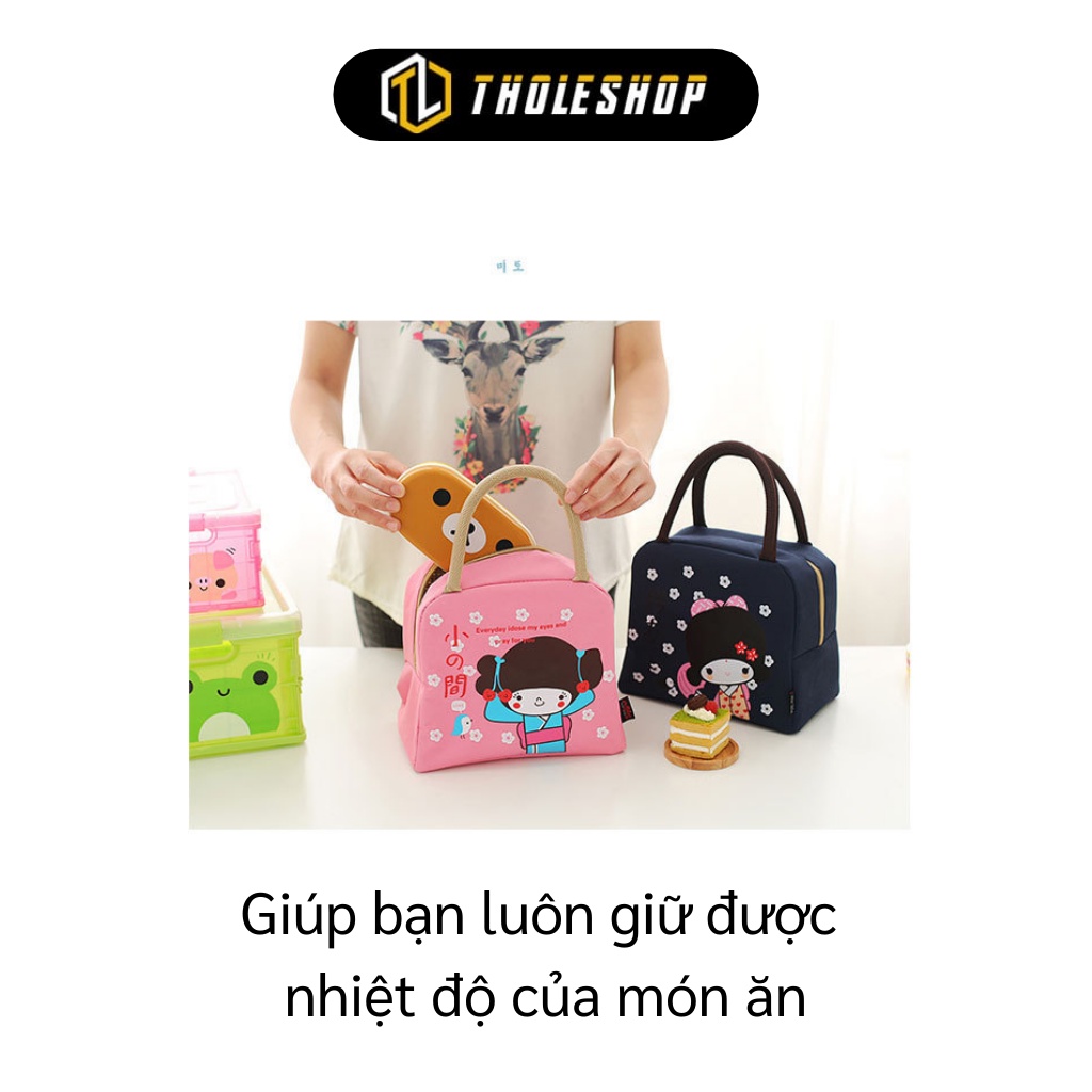 Túi Đựng Cơm - Túi Giữ Nhiệt Đựng Thức Ăn Đi Làm, Đi Học Không Thấm Nước 4005