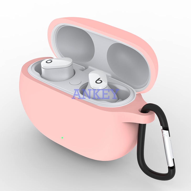 Beats Studio Buds Panda Cartoon Earphone Silicone Case Earbuds Waterproof Shockproof Soft Protective Headphone Cover Headset Skin with Hook